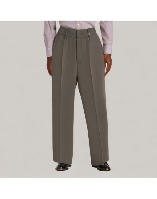 Brown Commuter Casual Trousers 