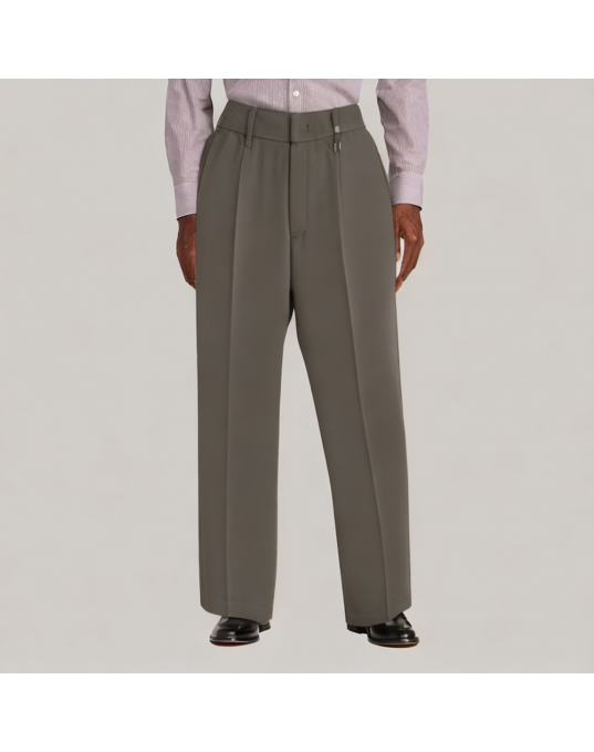 Brown Commuter Casual Trousers 