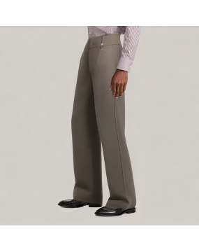 Brown Commuter Casual Trousers 