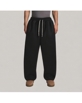 Solid Color Drape Casual Pants 