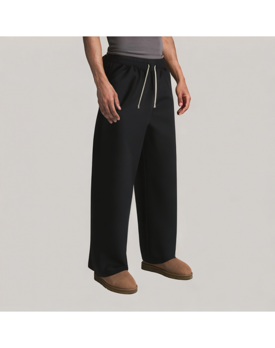Solid Color Drape Casual Pants 