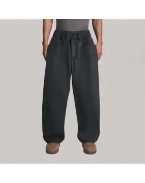 High End Solid Color Casual Trousers