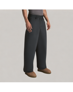 High End Solid Color Casual Trousers