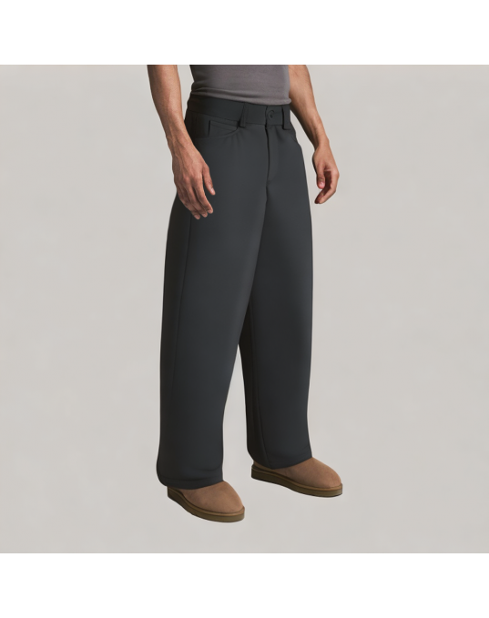High End Solid Color Casual Trousers