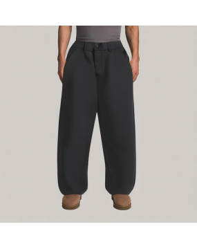 Solid Color Flared Casual Pants 