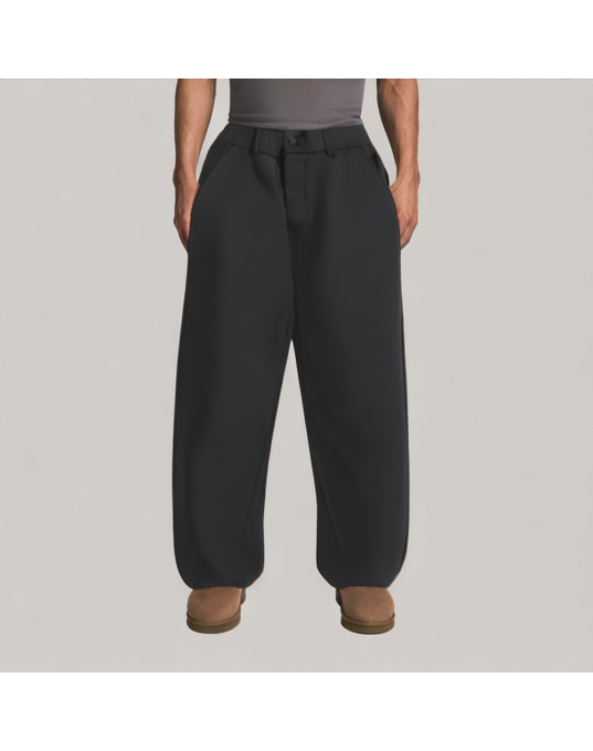 Solid Color Flared Casual Pants 
