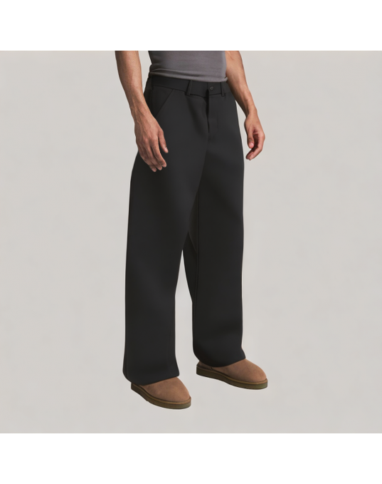 Solid Color Flared Casual Pants 